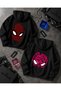 Dear Friend - Spider-Man and Gwen Mask Back-Printed Custom Design Hoodie Sweatshirt 2-Piece Set.