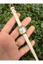 Minimal Women's Wristwatch Cream - 7
