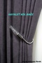 Curtain Tieback with Ghost System for Cornice Mounting - 2