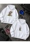 Dear Friend - Couple Set: Fallen Knight and Cat Knight (Knight and Cat Knight) - Custom-Designed Hooded Sweatshirt with a Back Print, Sold as a Set of Two.