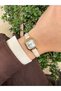 Minimal Women's Wristwatch Cream