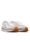 Genuine Leather Lace-Up Comfortable Casual Sneakers, White and Blue, Men's Sneakers. - 4