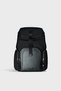 Modern Black Backpack with Laces – a Practical Bag for Travel and Everyday Use – Black.