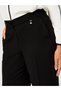 Women's Wide Leg Fit Stylish Black Crepe Pants Uw26Pnt021 - 5