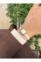 Minimal Women's Wristwatch Cream - 3