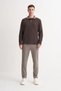 Men's Sweatshirt 26Kc56430, Coffee Color.