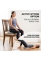 Stability Disc, Silver, 13 Inch Balance and Core Training Cushion, Pre-Inflated PVC Disc with Dual-Surface Design for Balance Exercises, Active Sitting and Fitness Training, Advanced Level 2 - 5