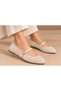 Women's Floral Mesh Flats with Buckle strap