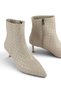 Natyy Knitted Detailed Ankle-Length Women's Heeled Boots - 5