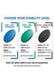Stability Trainer Balance Pad, Oval Non-Slip Ridged Surface for Balance Exercises, Physical Therapy, Strength Training and Fitness, Available in Blue Soft, Green Firm and Black Extra-Soft - 2