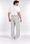 Men's Grey Baggy Sweatpants with a Brushed Lining, Fleece Lining, Elastic Waistband, and a Comfortable Fit. - 4