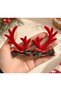 New Year-Themed Reindeer Antler Hair Clips for Children – Set of 2