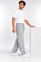 Men's Grey Baggy Sweatpants with a Brushed Lining, Fleece Lining, Elastic Waistband, and a Comfortable Fit. - 5