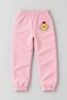 Girls' 2-Piece Sweatpants with Cute Animal Embroidery - 8