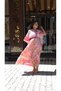 Imported Batik Pattern Gilded Dress