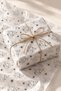 New Year's Tree Printed White Tissue Paper 50X70 cm 18 Gr 1 kg Approximately 125 Pieces - 3