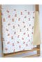 Jr Bunnies Dog-Patterned Baby Blanket, 100X100 Cm, Double-Sided Muslin Plush Quilt. - 3