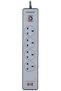 شريط طاقة 3M 4 منافذ 2 USB 2 PD (رمادي OKAMI) - 4