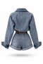 Topchic Belted Denim Jumpsuit - 2