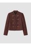 Hakim Yaka Women's Tweed Jacket