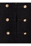 Fancy Chinese Buttoned Women's Tweed Jacket - 8