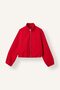 High-Neck Balloon Fit Zippered Cashmere Coat J1094Ax26Au - 6
