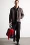 Regular Fit Polo Collar Zippered Seam Detail Coat I1896Ax26Wn - 2