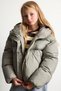Water-Repellent Hooded Zippered Jacket for Girls E9980A826Au - 3
