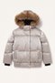 Faux Fur Hooded Padded Coat for Girls, H4867A526Au.