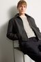 Regular Fit Shirt Collar Zippered Faux Leather Jacket I8457Ax26Wn - 4
