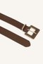 Women's Square Buckle Faux Leather 2-Piece Jean Belt H7537Axns - 3