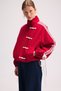 High-Neck Jacket with Ribbon and Brit Detail, Lined with Mesh Fabric J1374Ax26Wn - 3