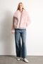 Regular Fit Shawl Collar Faux Fur Jacket I2799Ax26Wn - 2
