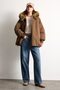 Faux Fur Hooded Oversized Thick Parka I2862Ax26Wn - 4