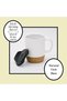 Ceramic Coffee Mug Set with Insulated Cork Base Splash Proof Lid - Hubby Wifey Coffee Mugs, Husband Wife Mugs for Engagement, Wedding, Anniversary and Valentine’s Day (2pcs, White,13oz) - 5