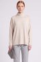 Boat Neck Knit Sweater, Cream Color.