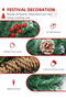 2.7m (9FT) Snow Flocked Christmas Garland, Flame Retardant Artificial PVC Pine Branches, Natural & Snowy Pine Cones with Red Berries, Unlit DIY Garland for Fireplace Stair Door Frame Holiday Decor - 3