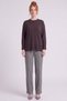 Low-Shoulder Knit Sweater, Coffee Color. - 2