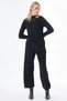 Relaxed Fit Velvet Trousers Black