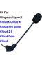 Cloud 2 Mic Replacement, Replaceable 3.5mm Game Microphone Boom for Kingston HyperX Cloud 2 ii X CloudX Cloud Core Cloud Pro PS4 Xbox One Nintendo Switch PC Headsets (Old Version Before 2021) - 5
