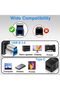 USB C to USB B Adapter, [2-Pack] Type C to Type B Convert Connector Support Data Sync Compatible with External Hard Drive/MIDI Controller/Printer - 6