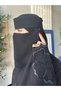 6نقاب وسط خط طويل مبطن حريرمن SOFTGRIL - 2