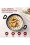 Non Stick Casserole With Glass Lid, Heavy Material Stock Pot, Dishware Safe, Durable Bakelite Handle, PFOA Free Marble Coated Non Stick, Healthy Cooking, Black Granite (24cm, 5 Liters) - 4