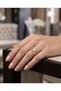 Oval, Definitely a Ring with a Detailed Zircon Stone Design. - 2