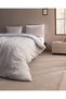 Lison Double Bed 100% Cotton Printed Fitted Sheet Set - Blue/Beige. - 4