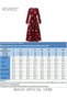 Women Polka Dot Frock with Belt, Round Neck Long Sleeve A-Line Dress, Stylish Elegant Maxi Dress for - 3