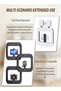 96LED Phone Light with Soft Diffuser, Rechargeable Camera Light with Cold Shoe and Clip, - 5