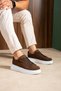 Ch2623 - Luxen Men's Shoes Suede Brown - 2