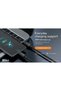 كابل USB-C إلى USB-C، بقدرة 60 واط، يدعم نقل البيانات عبر USB 2.0، كابل شحن طويل جدًا بطول 2 متر، باللون الأسود، متوافق مع أجهزة ماك بوك. - 6