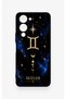 Vivo Y19 5g Compatible Silicone Case with a Gemini-Themed Pattern. - 2